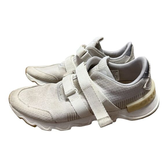 SOREL Women's Kinetic Lite Strap Sneakers Trail Running Shoe Ivory White Sz 11 - Picture 1 of 11